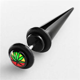 Falešný piercing - marihuana PFA00156 Falešný piercing - marihuana PFA00156